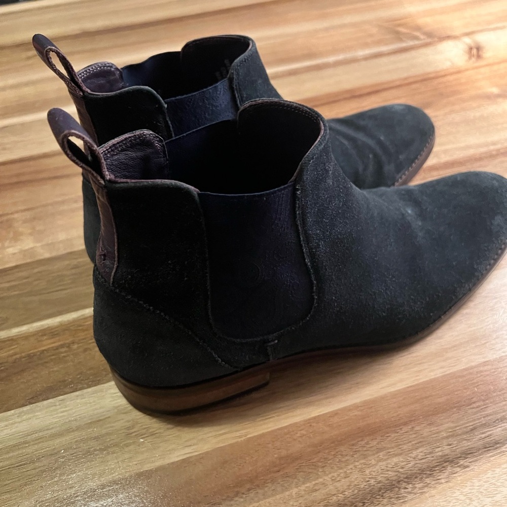 Ted Baker Black Suede Chukka Boots